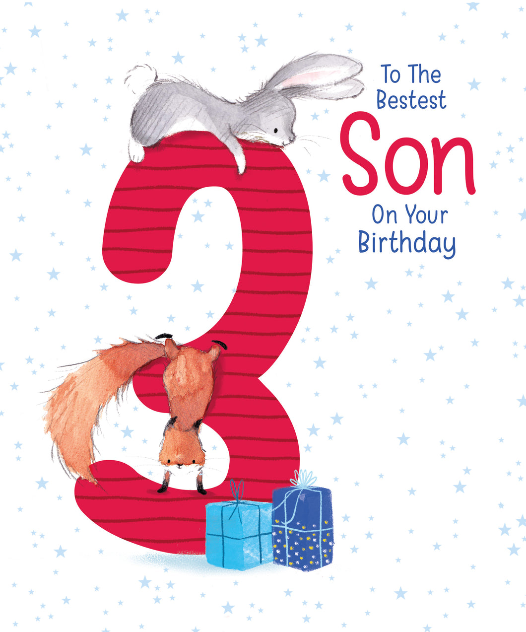 Son 3rd Birthday Card - Greeting Cards