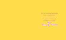 Load image into Gallery viewer, Daughter 2nd Birthday Card - Greeting Cards
