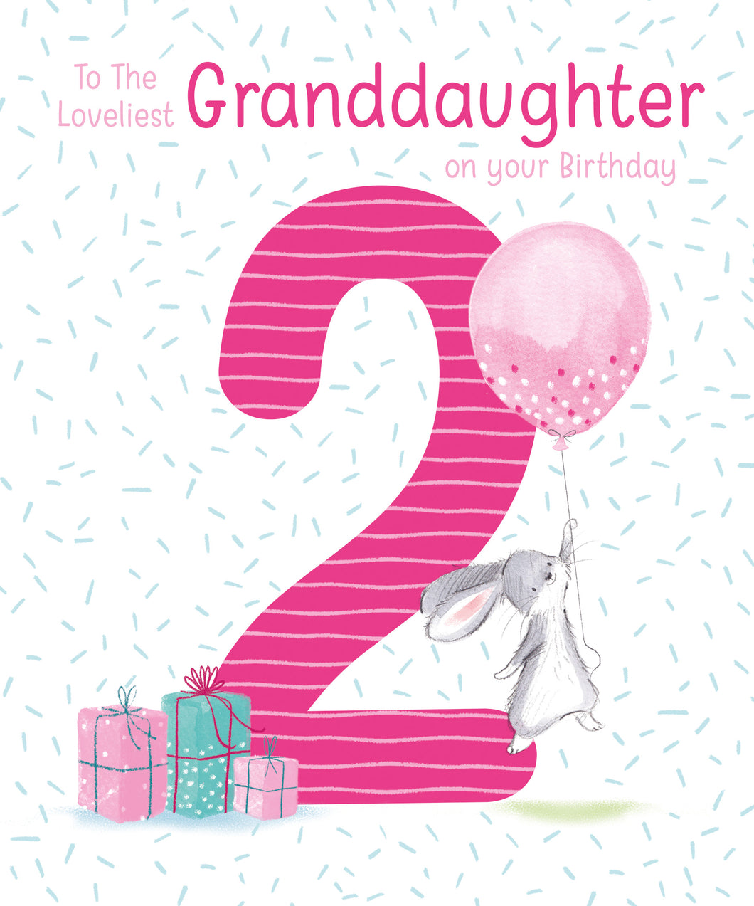 Granddaughter 2nd Birthday Card - Greeting Cards