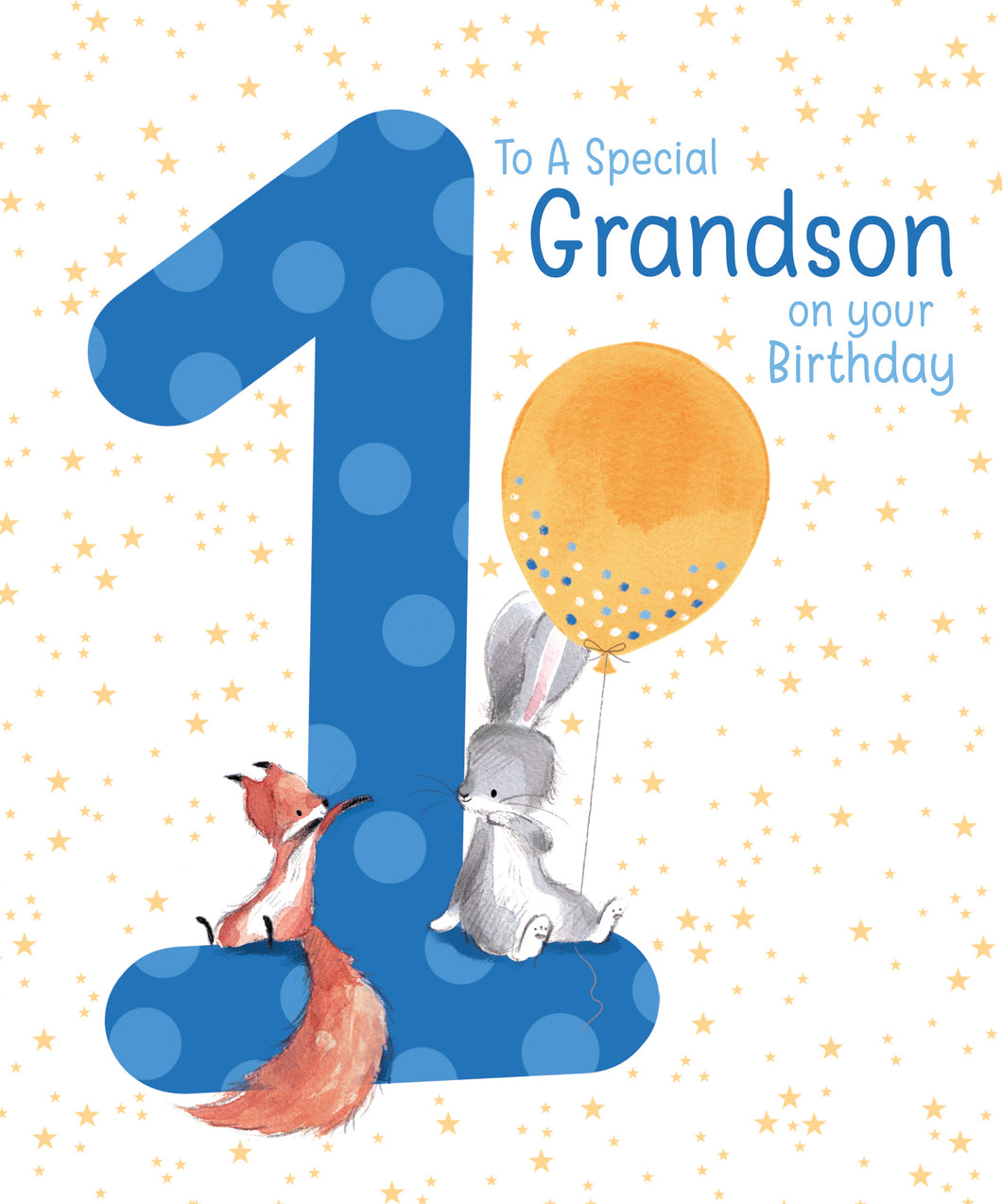 Grandson 1st Birthday Card - Greeting Cards