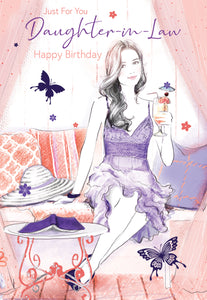 Daughter in Law Birthday Card - Birthday Card