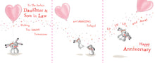 Load image into Gallery viewer, Daughter &amp; Son in Law Anniversary - Anniversary Card

