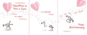 Daughter & Son in Law Anniversary - Anniversary Card