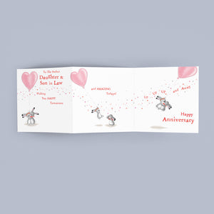 Daughter & Son in Law Anniversary - Anniversary Card