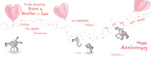 Sister & Brother in Law Anniversary - Anniversary Card