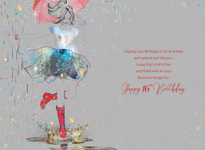 16th Birthday - Birthday Cards