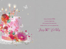 Load image into Gallery viewer, Friend 50th Birthday Card - Birthday Card
