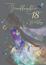 Load image into Gallery viewer, Granddaughter 18th Birthday Card - Greeting Cards
