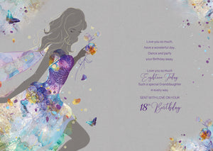 Granddaughter 18th Birthday Card - Greeting Cards