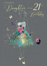 Load image into Gallery viewer, Daughter 21st Birthday Card - Birthday Card
