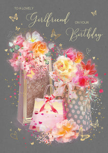 Girlfriend Birthday Card - Birthday Card