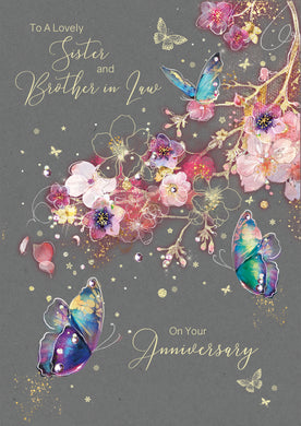 Sister & Brother in Law Anniversary - Anniversary Card