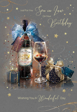 Son in Law Birthday Card - Greeting Card