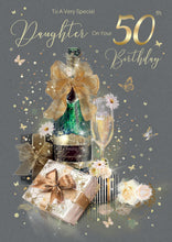 Load image into Gallery viewer, Daughter 50th Birthday Card
