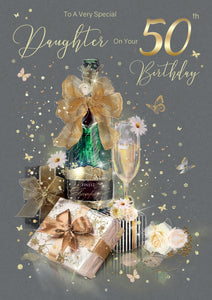 Daughter 50th Birthday Card