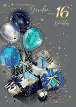 Load image into Gallery viewer, Grandson 16th Birthday Card
