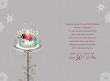Load image into Gallery viewer, Sister 50th Birthday Card
