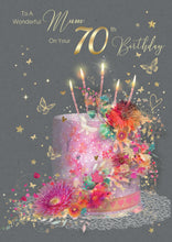 Load image into Gallery viewer, Mum 70th Birthday Card
