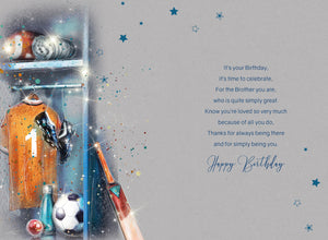 Brother Birthday Card