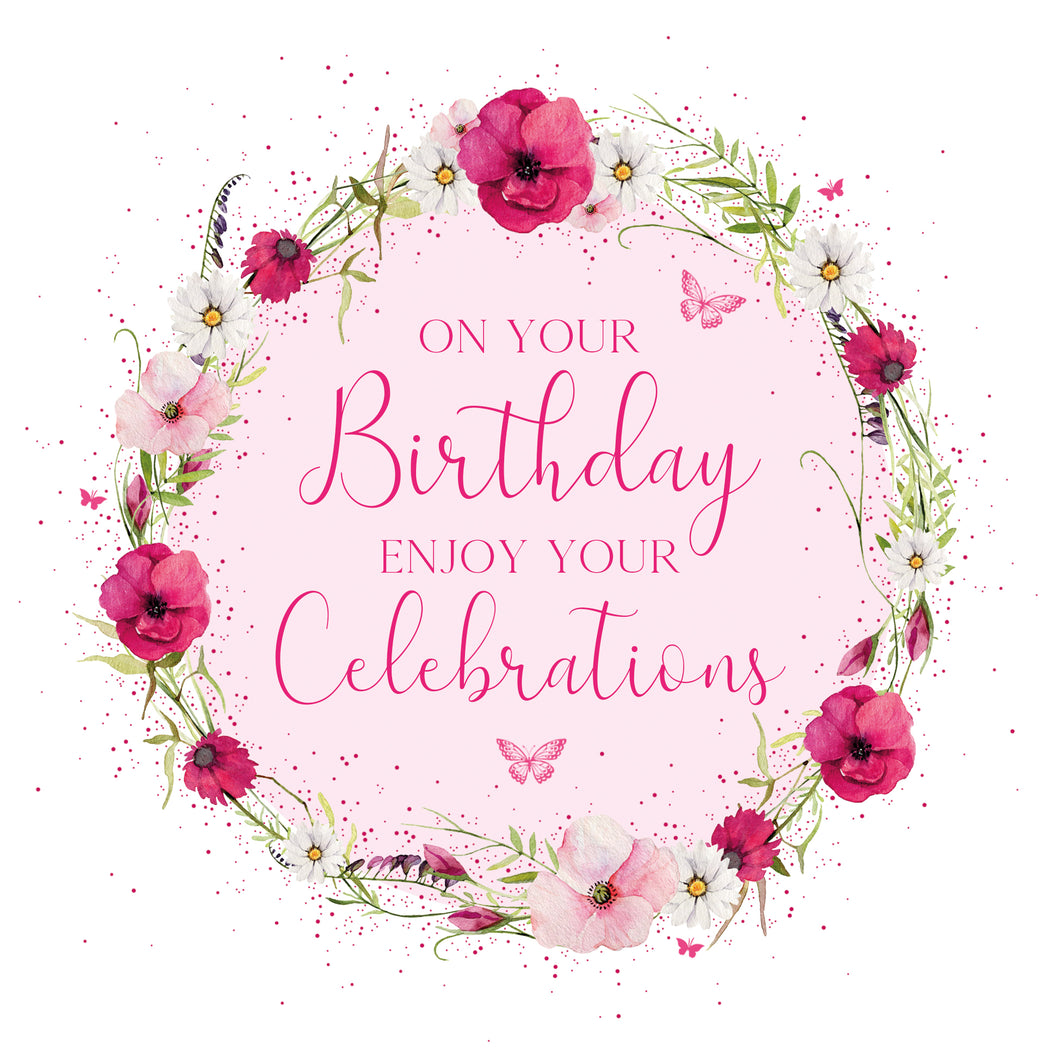 Ladies Floral Birthday Card