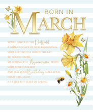 Load image into Gallery viewer, March Birthday - Birthday Wishes Card
