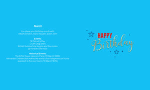 March Birthday - Birthday Wishes Card
