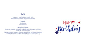 June Birthday - Birthday Wishes Card