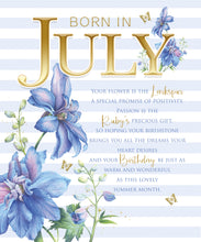 Load image into Gallery viewer, July Birthday - Birthday Wishes Card
