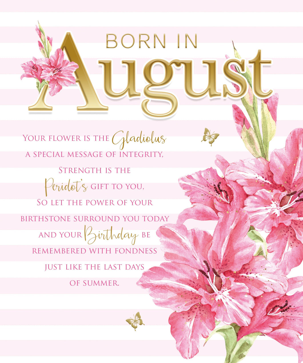 August Birthday - August Birthday Card