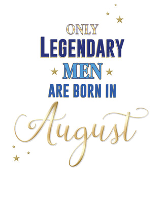 August Birthday - August Birthday Card