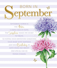 Load image into Gallery viewer, September Birthday - Greeting Card
