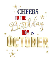 Load image into Gallery viewer, October Birthday - Birthday Wishes Card
