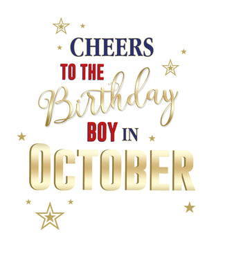 October Birthday - Birthday Wishes Card