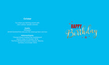 Load image into Gallery viewer, October Birthday - Birthday Wishes Card
