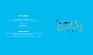 November Birthday - Birthday Wishes Card