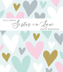 Sister in Law Birthday Card - Greeting Card
