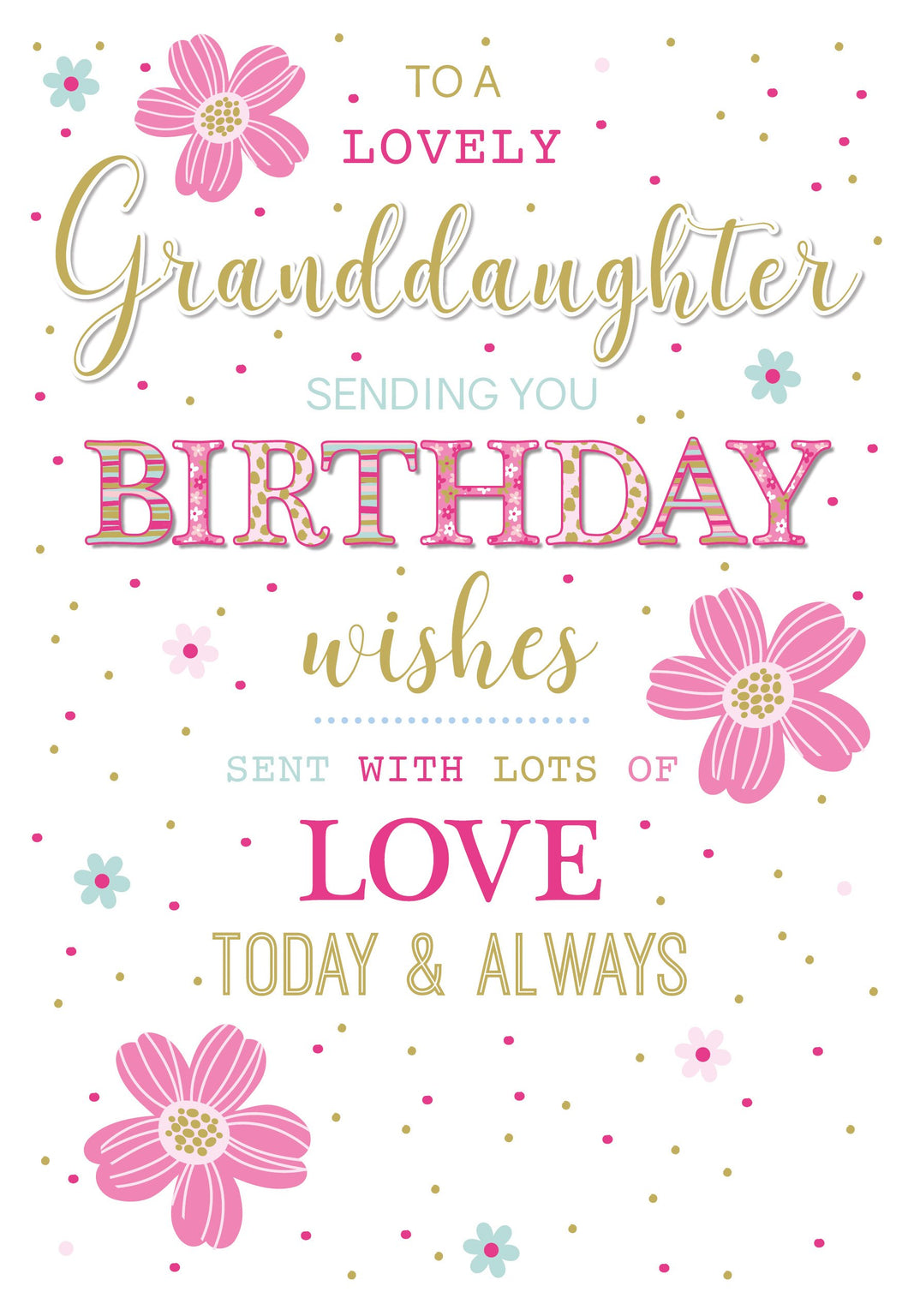 Granddaughter Birthday Card - Greeting Cards