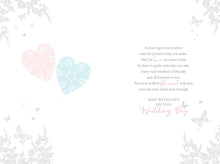 Load image into Gallery viewer, Daughter and her Husband Wedding Day - Wedding Cards
