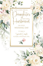 Load image into Gallery viewer, Daughter and her Husband Wedding Day - Wedding Cards
