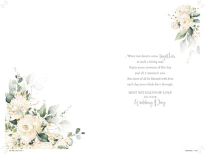 Daughter and her Husband Wedding Day - Wedding Cards