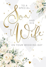 Load image into Gallery viewer, Son and his Wife Wedding Day - Wedding Day Card
