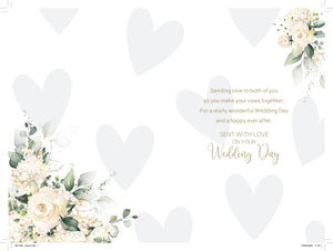 Son and his Wife Wedding Day - Wedding Day Card
