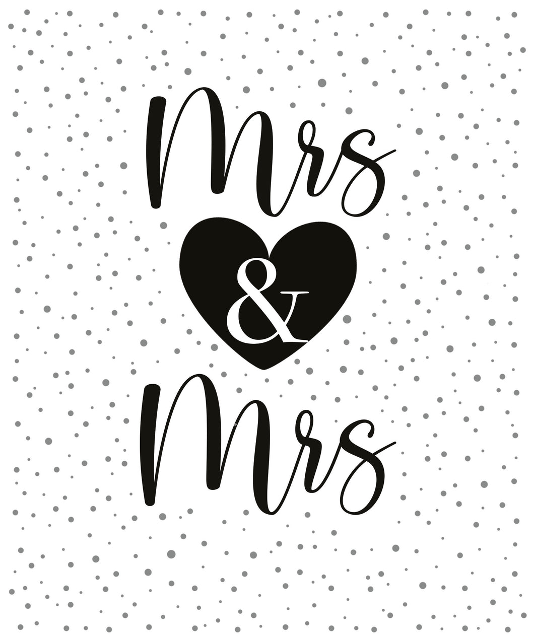 Wedding Day Mrs & Mrs - Wedding Day Card