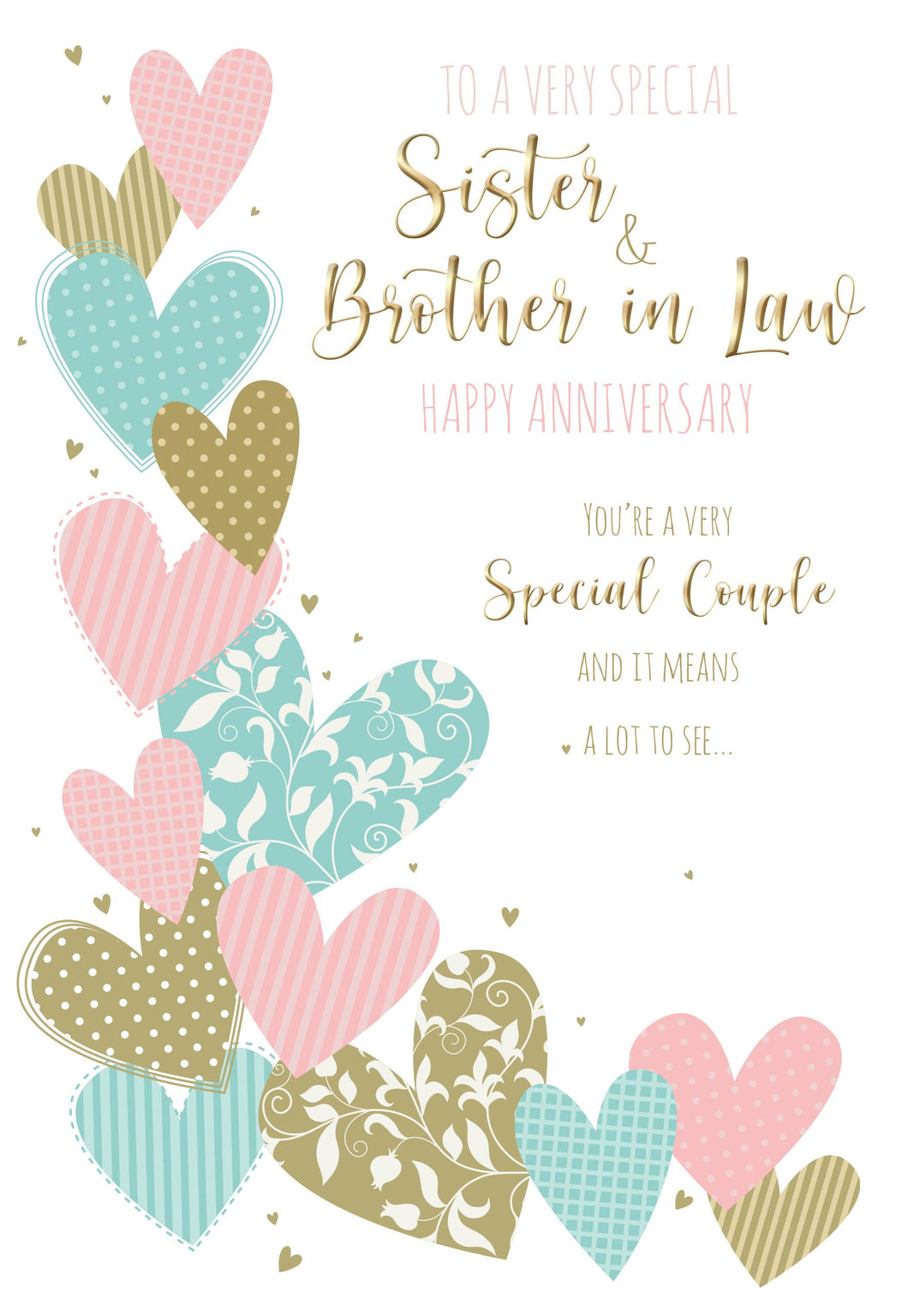 Sister & Brother in Law Anniversary - Anniversary Card