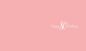 80th Birthday - Birthday Cards