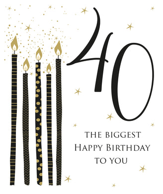 40th Birthday - Birthday Cards