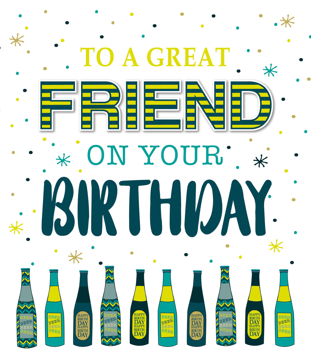 Friend Birthday Card - Birthday Card