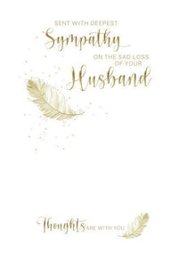 Loss of Husband - Sympathy Cards