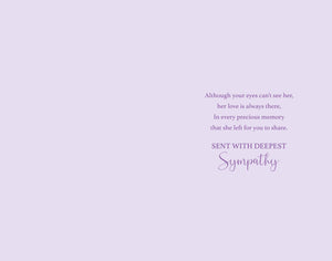 Loss of Daughter - Sympathy Cards