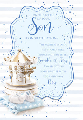 Birth of Your Son - New Baby Card
